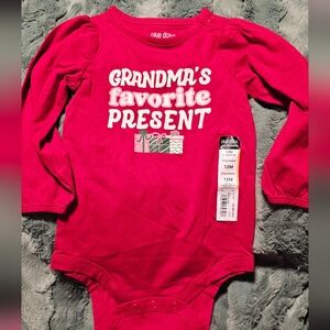 Okie Dokie Red Bodysuit - Grandma's Favorite Present